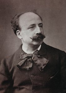 Taiteellinen ja elämäkerrallinen albumi, 5. vuosi, Salon 1885; ranskalaisen taidemaalarin Louis Deschampsin (1846-1902) muotokuva