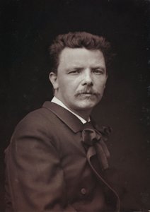 Album Artistique et Biographique, 6. vuosikerta, Salon 1885; muotokuva ranskalaisesta taidemaalarista Eugène Carrièrestä (1849-1906).