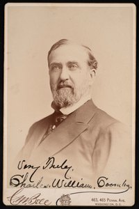 Charles William Coombsin muotokuva, ennen vuotta 1893.