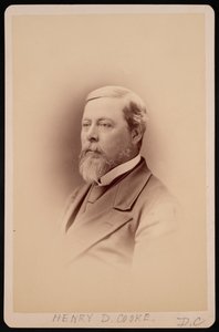 Henry David Cooken muotokuva 1825-1881, ennen vuotta 1881. tekijältä Charles Milton Bell
