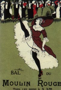 Moulin Rouge Ball (väri litho) tekijältä Charles Naillod