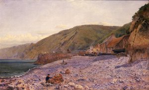 Paanujen joukossa Clovellyssa, 1864 tekijältä Charles Napier Hemy