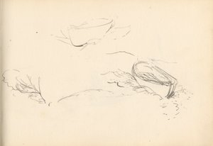 Luonnoskirja (öljy ja kynä paperille) tekijältä Charles Napier Hemy