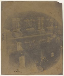 Roomalaistyylisen talon julkisivun alaosa Saint-Gilles du Gardissa, 1852 (kalotyyppi (vahapaperinegatiivi))