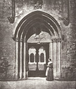 Saint-Trophimen portaali, luostarin sisäänkäynti, Arles, Saint-Trophimen metropolikirkko,..., 1852.