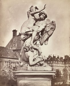 Tuileries-patsas: G. Marsy ja A. Flamen: Boreas sieppaamassa Orythiaa tekijältä Charles Nègre
