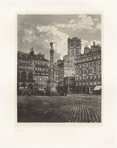 Levy V – Place du Châtelet (Plate V – Place du Châtelet)