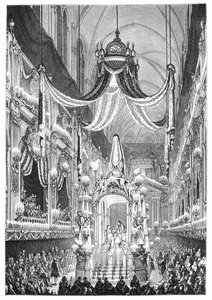Hautajaiset Notre Damessa, Pariisissa, 1746, 1885.