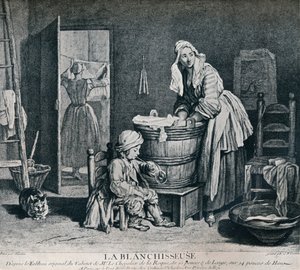La Blanchisseuse, 1700-luku, 1916