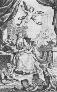 Madame de Pompadourin muotokuva, n. 1745.