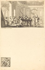 Putti valmistelee kartanon sisustusta