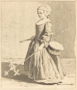 Nuori sotilas tekijältä Charles Nicolas Cochin I after Jean Siméon Chardin