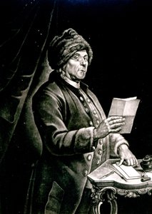 Benjamin Franklinin muotokuva, 1777 (litho) (bw kuva) tekijältä Charles Nicolas II Cochin