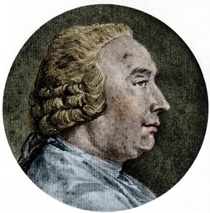 David Humen, skotlantilaisen filosofin (1711–1776) muotokuva Charles - Nicolas Cochin Jr. tekijältä Charles Nicolas II Cochin
