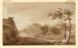Maisema tekijältä Charles Nicolas Ransonnette
