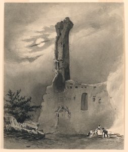 Keskiaikaisen linnan rauniot