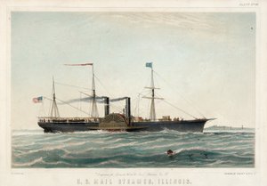 U.S. Mail Steamer, Illinois tekijältä Charles Parsons