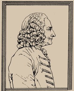 Muotokuva säveltäjä Jean-Philippe Rameausta 1683-1764, n. 1800.
