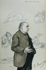Tohtori Jean Martin Charcot (1825-93) ja hysteeriset elokuvasta "La Revue Illustree", elokuu 1887 tekijältä Charles Paul Renouard