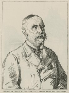 Arvoisa Sir Charles W Freemantle, KCB, kuninkaallisen rahapajan apulaismestari ja valvoja