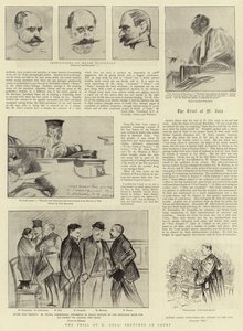 M Zolan oikeudenkäynti, Sketches in Court