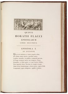 Sivu Quintus Horatius Flaccukselta tekijältä Charles Percier