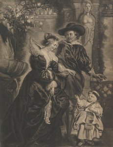 Rubens, hänen vaimonsa Helena Fourment ja heidän lapsensa, n. 1770.