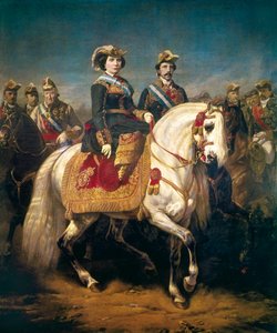 Espanjan kuningas Isabella II:n sotilasparaatiarvostelut tekijältä Charles Porion