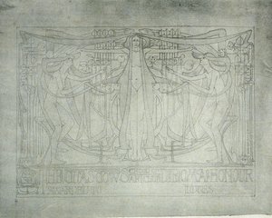 Diploma of Honour, Glasgow School of Art, 1893 (vesivärivedos riisipaperille). tekijältä Charles Rennie Mackintosh