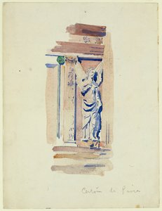 Tutkimus enkelipatsaasta, Certosa di Pavia, 1891 tekijältä Charles Rennie Mackintosh