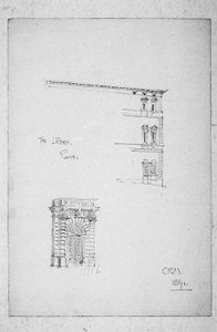 Lateraani, Rooma, 1891 tekijältä Charles Rennie Mackintosh
