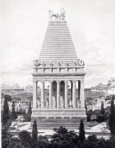 Alkuperäinen mausoleumi, kuvitus "Hutchinsonin kansakuntien historiasta"