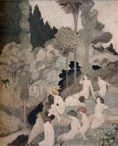 Syksyinen välisoitto, c1910 tekijältä Charles Robinson