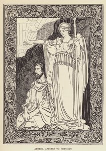 Athena ilmestyy Odysseukselle