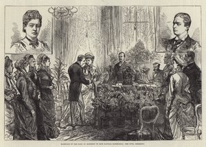 Earl of Roseberyn vihkiminen neiti Hannah Rothschildin kanssa, siviiliseremonia