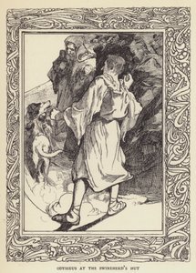 Odysseus sikapaimen kotalla tekijältä Sir John Charles Robinson