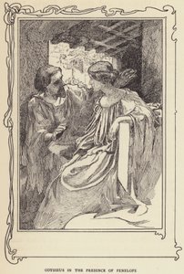 Odysseus Penelopen läsnäollessa tekijältä Sir John Charles Robinson