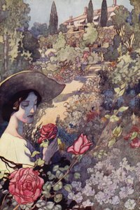 Sentimentaalinen puutarhamme: Kesä (värilitho) tekijältä Charles Robinson