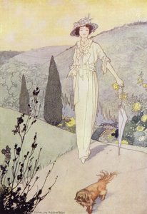 Sentimentaalinen puutarhamme: maurit (väri litho)