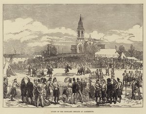 Highland Brigaden urheilua Aldershotissa