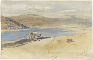 Näkymä Loch Linnhelle Fort Williamissa, Skotlannissa tekijältä Charles Rochussen