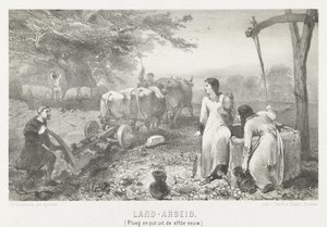 Maatyö (aura ja kaivo 1100-luvulta) (nimi esineessä) tekijältä Charles Rochussen
