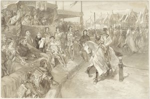 Turnauspeli Haarlemissa, esimerkki De Roos van Dekaman jaksosta tekijältä Charles Rochussen