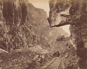 American Fork Canyon, ca. 1875. finlandès