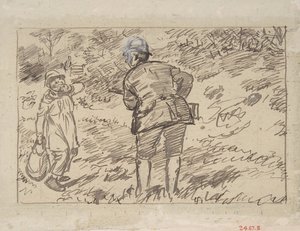 Varoitus, 1870-1891. tekijältä Charles Samuel Keene