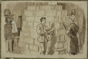 Studiossa tekijältä Charles Samuel Keene