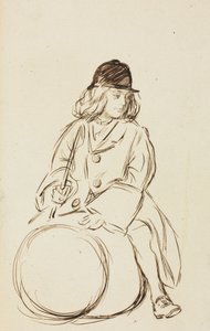 Pikku Corbauldin muotokuva. tekijältä Charles Samuel Keene
