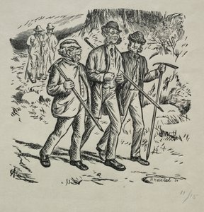 Kolme nimeä, 1869. tekijältä Charles Samuel Keene