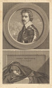 Thomas Wentworth, kreivi de Strafford tekijältä Charles Simonneau after Adriaen van der Werff after Sir Anthony van Dyck