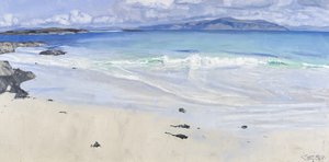 Huhtikuun aalto, Iona, 2013 (öljy kankaalle) tekijältä Charles Simpson